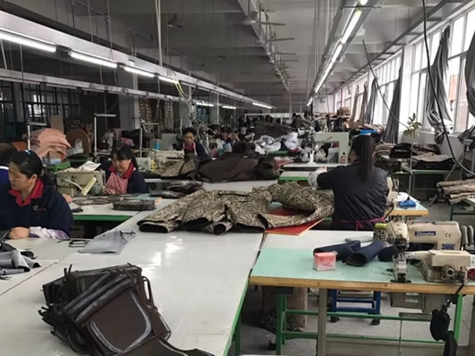 Waders factory cutting workshop