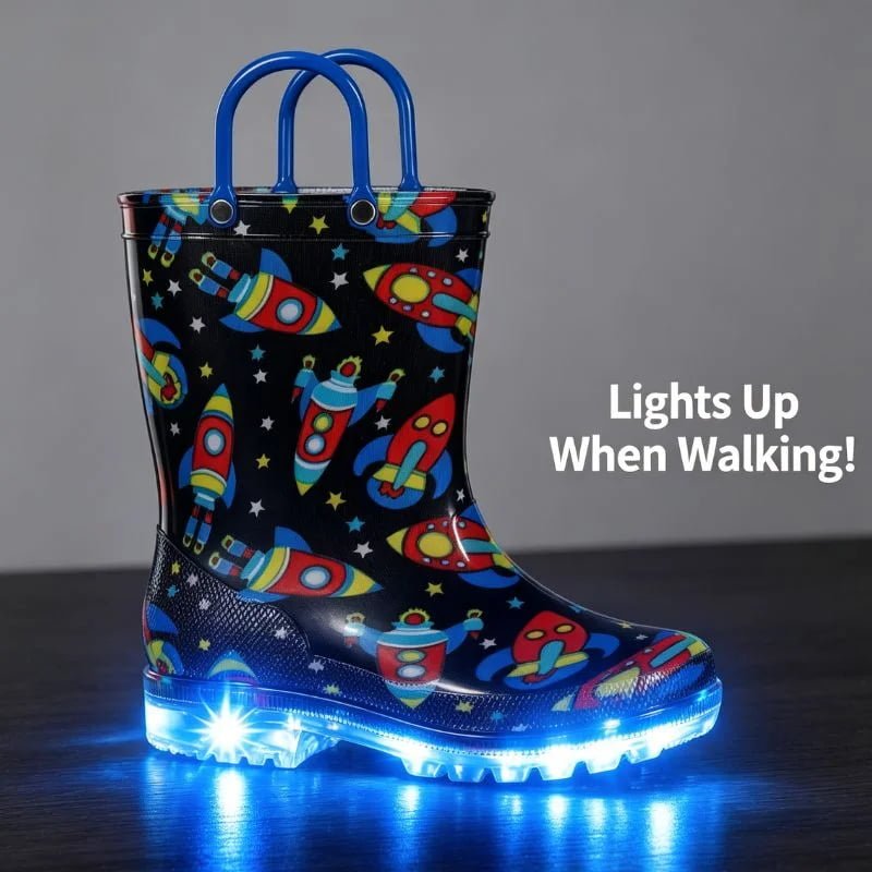 Light-Up Kids PVC Rain Boots: Fun, Safe, and Waterproof Footwear for Every Puddle Adventure