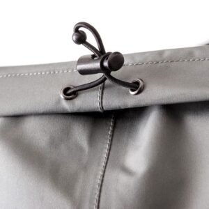 Close‑up: Drawstring‑lock carry‑bag detail