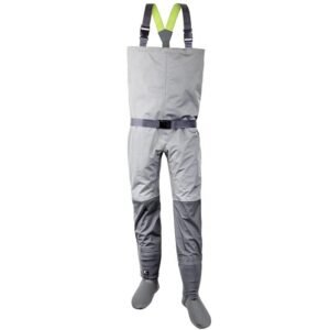 Full‑product shot: Show complete chest waders with suspenders