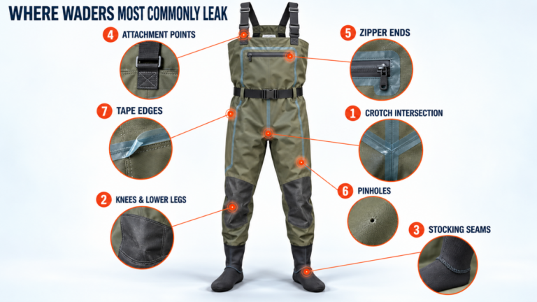 7 Common Leak Points in Wader